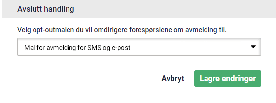 Landing page footer opt-out Velg en opt-out-mal for landingssidebunntekst
