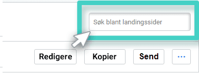 E-postkampanjeleder, søk e-postfunksjon