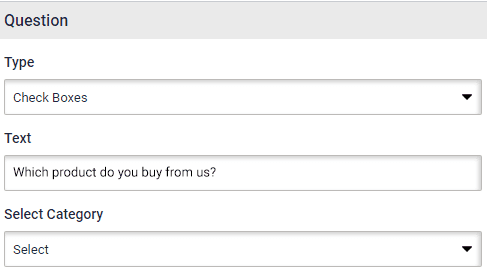Survey Checkbox button. Checkbox setting tool is visible