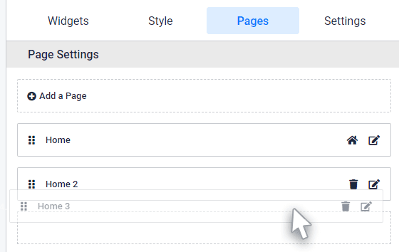 Survey pages shuffle Survey Page setting. Pages can be shuffled